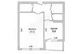 1 room apartment 44 m² Brest, Belarus
