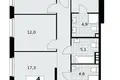 Apartamento 4 habitaciones 104 m² Moscú, Rusia