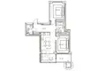 Mieszkanie 3 pokoi 86 m² Ryga, Łotwa
