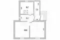 House 58 m² Lyscycki sielski Saviet, Belarus