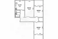 3 room apartment 68 m² Muchaviecki sielski Saviet, Belarus