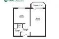 Mieszkanie 1 pokój 37 m² Mińsk, Białoruś