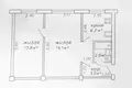 Wohnung 2 zimmer 45 m² Minsk, Belarus