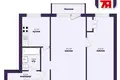 2 room apartment 44 m² Sluck, Belarus