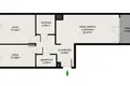 3 room apartment 64 m² Warsaw, Poland
