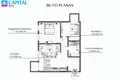 3 room apartment 64 m² Vilnius, Lithuania