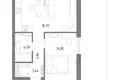 Mieszkanie 1 pokój 53 m² Królewiec, Rosja