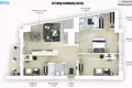 Apartamento 3 habitaciones 82 m² Vilna, Lituania