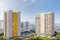 Kompleks mieszkalny Luxury and modern residence with a swimming pool and a conference room in a prestigious business area, Istanbul, Turkey