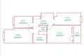 3 room apartment 69 m² in Warsaw, Poland