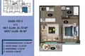 Appartement 2 chambres 49 m² Mezitli, Turquie