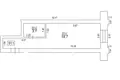 Wohnung 1 zimmer 31 m² Riga, Lettland