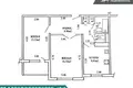 2 room apartment 53 m² Minsk, Belarus