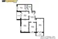 4 room apartment 81 m² Minsk, Belarus