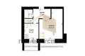 Wohnung 1 zimmer 43 m² Brest, Belarus