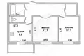 Wohnung 2 zimmer 58 m² Brest, Belarus