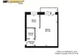 1 room apartment 32 m² Minsk, Belarus