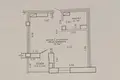 1 room apartment 31 m² Minsk, Belarus