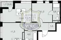 2 room apartment 52 m² Kommunarka, Russia