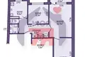 Wohnung 3 zimmer 63 m² Baryssau, Belarus