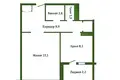 Wohnung 1 zimmer 42 m² Lida, Belarus