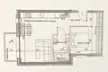 Apartamento 2 habitaciones 45 m² Varsovia, Polonia