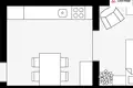 Appartement 2 chambres 45 m² Capitale de Prague, République tchèque