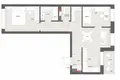 Квартира 3 комнаты 59 м² Минск, Беларусь