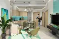 Complejo residencial Residential complex with swimming pool, gym and cinema, in the green residential area Damac Hills 2, Dubai, UAE