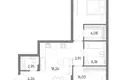 Mieszkanie 2 pokoi 79 m² Królewiec, Rosja