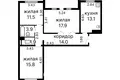 3 bedroom apartment 78 m² Minsk, Belarus