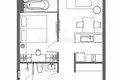 Mieszkanie 1 pokój 56 m² Rawai, Tajlandia