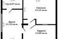House 46 m² Astrosycki sielski Saviet, Belarus
