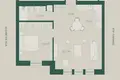 Квартира 2 комнаты 52 м² Рига, Латвия