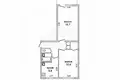Apartamento 2 habitaciones 47 m² Belaazyorsk, Belarús