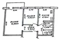 2 room apartment 34 m² Homyel, Belarus