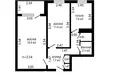 Apartamento 2 habitaciones 47 m² Minsk, Belarús