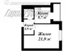1 room apartment 40 m² Brest, Belarus