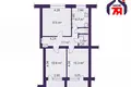 Wohnung 3 zimmer 62 m² Saslauje, Belarus