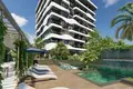 Residential quarter New Modern project in Avsallar, Alanya with modern exterior design