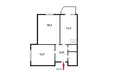 Appartement 2 chambres 57 m² Murino, Russie