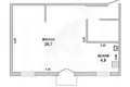 Квартира 2 комнаты 38 м² Брест, Беларусь