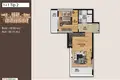 Mieszkanie 2 pokoi 58 m² Mezitli, Turcja