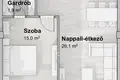 Mieszkanie 66 m² Szegedi jaras, Węgry