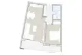 Mieszkanie 1 pokój 54 m² Boreti, Czarnogóra