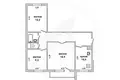 Квартира 3 комнаты 68 м² Брест, Беларусь