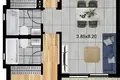 Penthouse z 2 sypialniami 98 m² Episkopi Municipality, Cypr