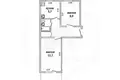 Apartamento 2 habitaciones 40 m² Brest, Belarús