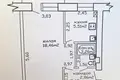 Mieszkanie 1 pokój 30 m² Homel, Białoruś