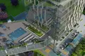 Wohnkomplex High-rise residence with a swimming pool and a sports center near the coast, Istanbul, Turkey